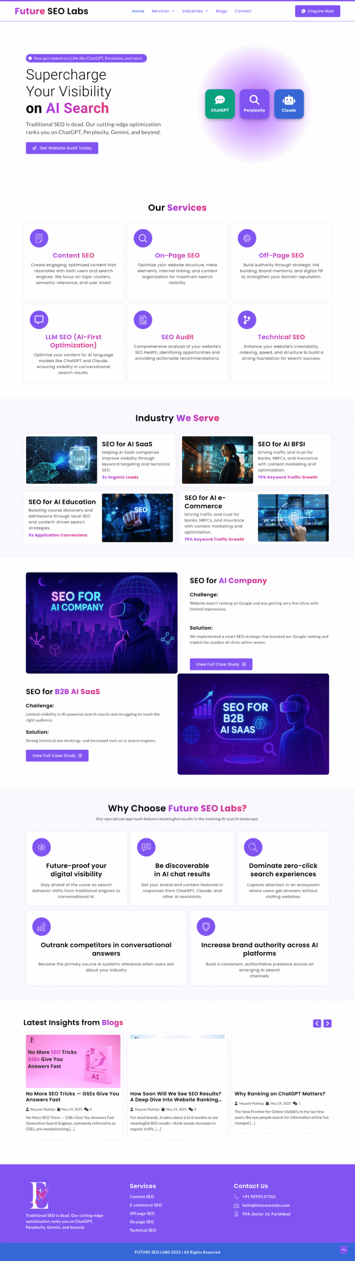 seo friendly website development faridabad